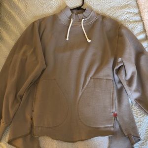 mock neck brown urban outfitters sweater